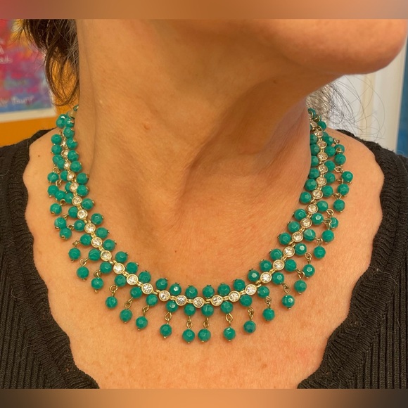 Gorgeous Vintage Avon Dramatic
Statement Necklace Choker with Crystals Signed - Picture 14 of 15